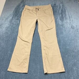 Riders by Lee Jeans Womens 16P 34x28 Beige Denim Cotton Stretch Mid Rise Bootcut